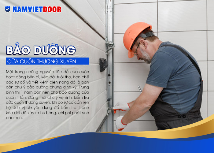 bảo dưỡng cửa cuốn gi&uacute;p tiết kiệm &dstrok;iện khi d&ugrave;ng cửa cuốn