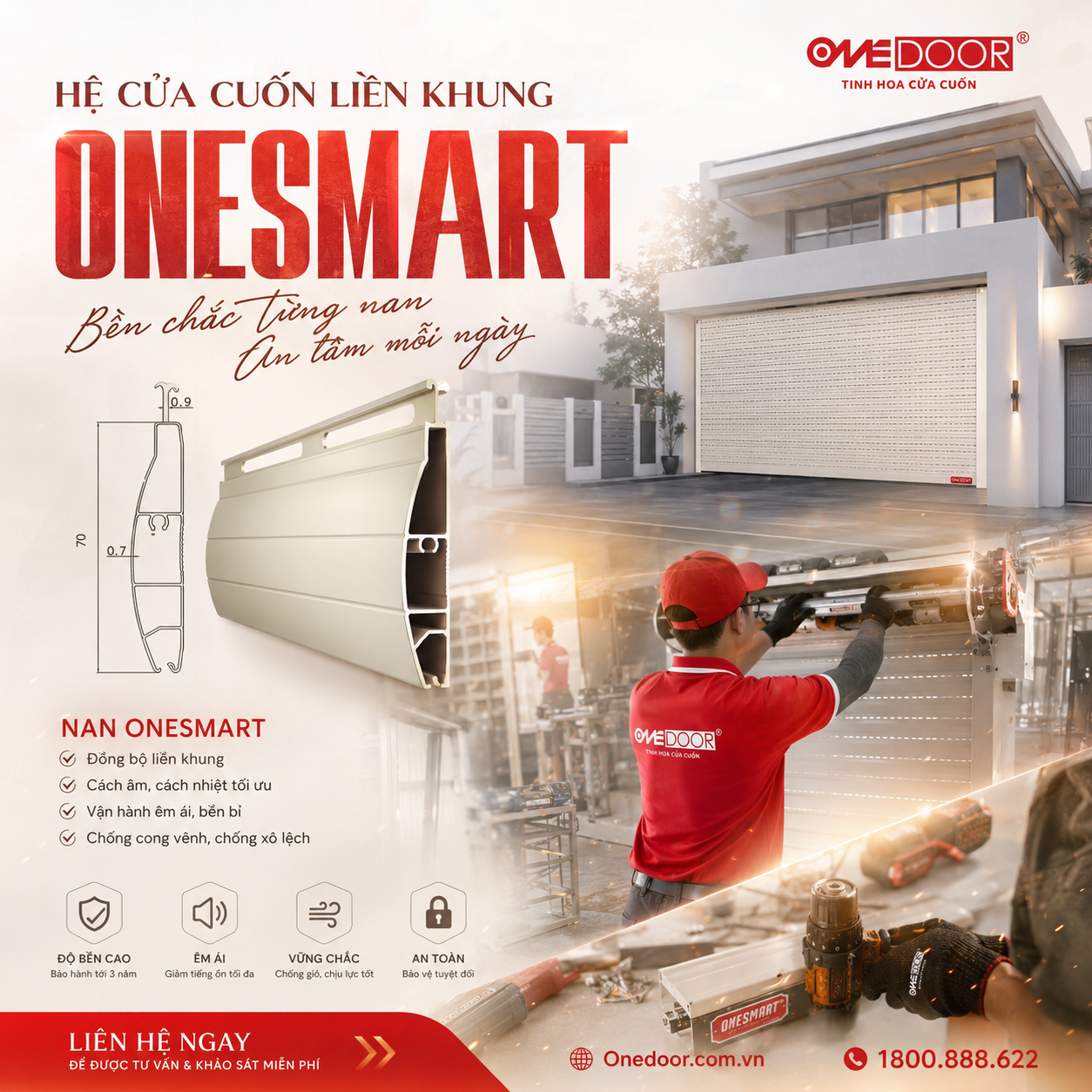 cửa cuốn &dstrok;ức onedoor