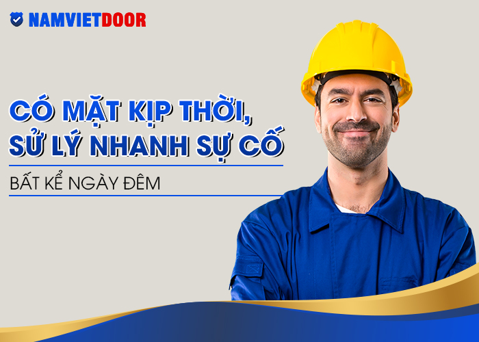 C&oacute; mặt kịp thời, xử l&yacute; nhanh sự cố bất kể ng&agrave;y &dstrok;&ecirc;m