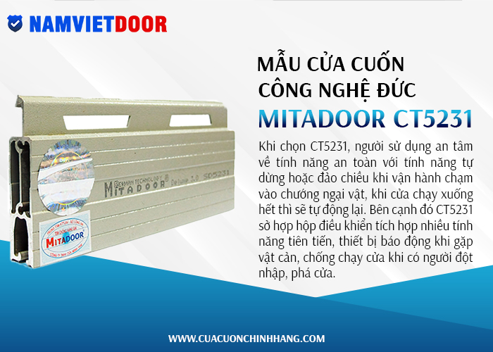 cửa cuốn đức mitadoor ct 5231