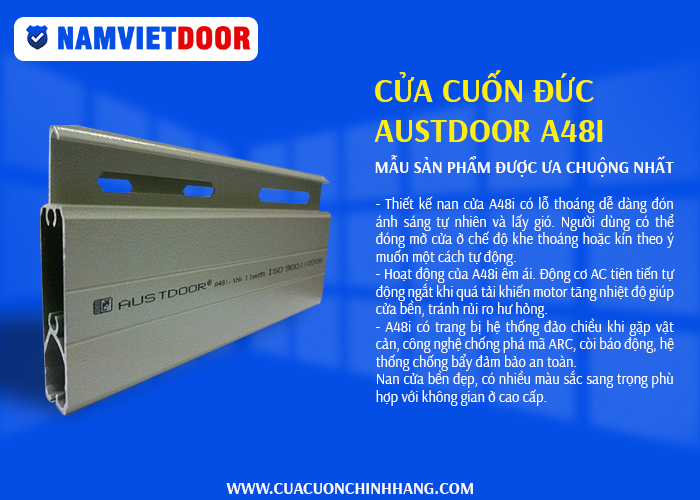 Cửa cuốn &Dstrok;ức Austdoor A48i