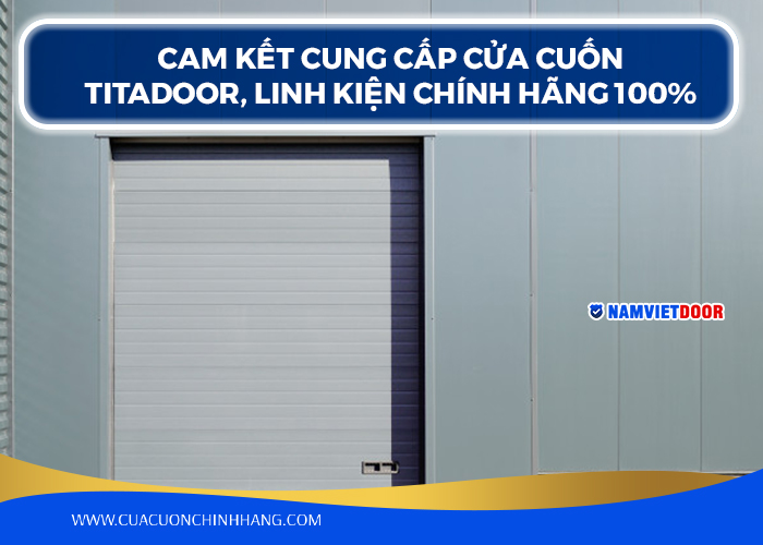 Cửa cuốn Titadoor G&ograve; Vấp ch&iacute;nh h&atilde;ng, chất lượng nhất