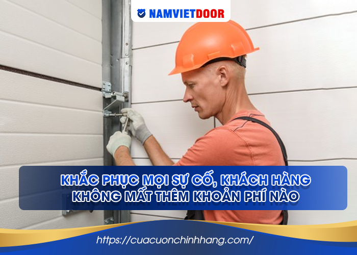 khắc phục sự cố khi d&ugrave;ng dịch vụ bảo hiểm cửa cuốn