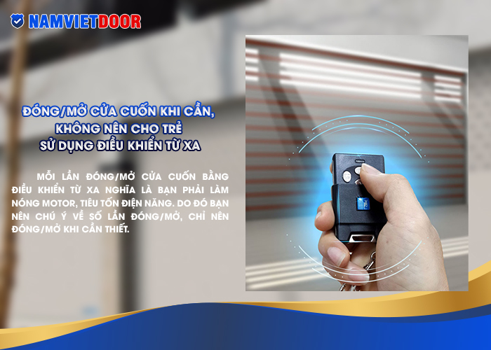 c&aacute;ch tiết kiệm &dstrok;iện khi d&ugrave;ng cửa cuốn