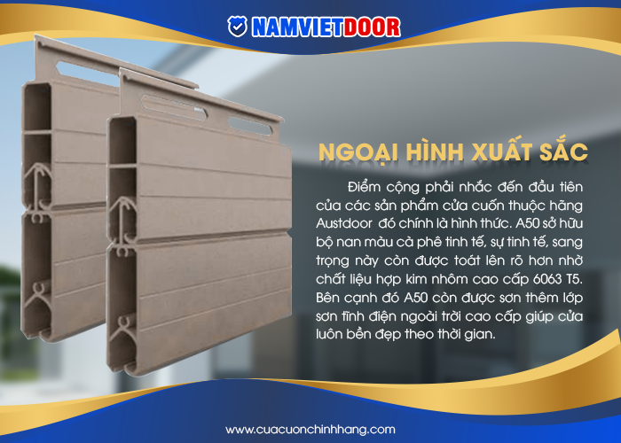 A50 sở hữu bộ nan màu cà phê tinh tế, sự tinh tế, sang trọng