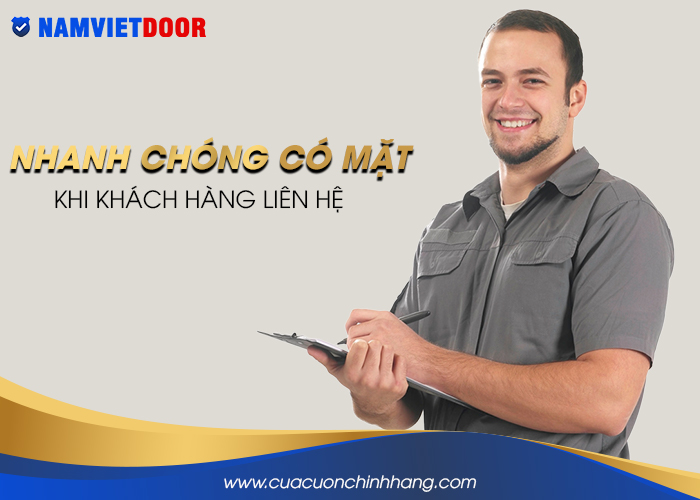 Nhanh ch&oacute;ng c&oacute; mặt khi kh&aacute;ch h&agrave;ng li&ecirc;n hệ
