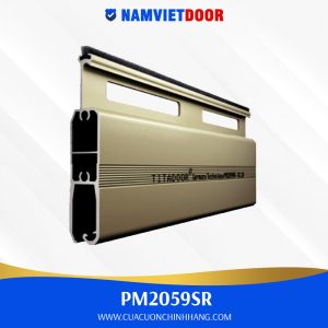 CỬA CUỐN TITADOOR PM2059SR | 1.5mm – 2.3mm | – 2 Ron Giảm Ồn – 12,3kg/m2 +-6%