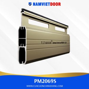 CỬA CUỐN TITADOOR PM2069S | 1.5mm – 2.9mm | – Ron Giảm Ồn – 14,6kg/m2 +-6%