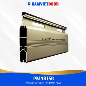 CỬA CUỐN TITADOOR PM481SR | 1.3mm – 1.9mm | – 2 Roon Giảm Ồn – 11,8kg/m2 +-6%
