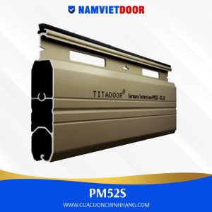 CỬA CUỐN TITADOOR PM525S |1.05mm| – Ron Giảm Ồn – 8,3kg/m2 +-6%