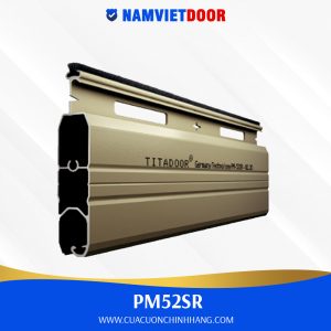 CỬA CUỐN TITADOOR PM52SR | 1.05mm | – Ron Giảm Ồn – 8,4kg/m2 +-6%