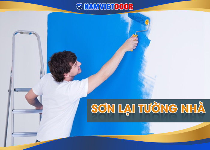 sơn lại tường nhà giúp nhà mới hơn