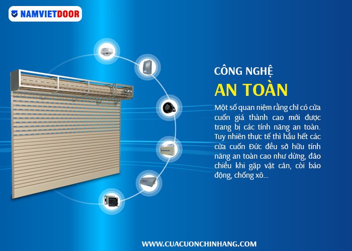 công nghệ cửa cuốn đức an toàn