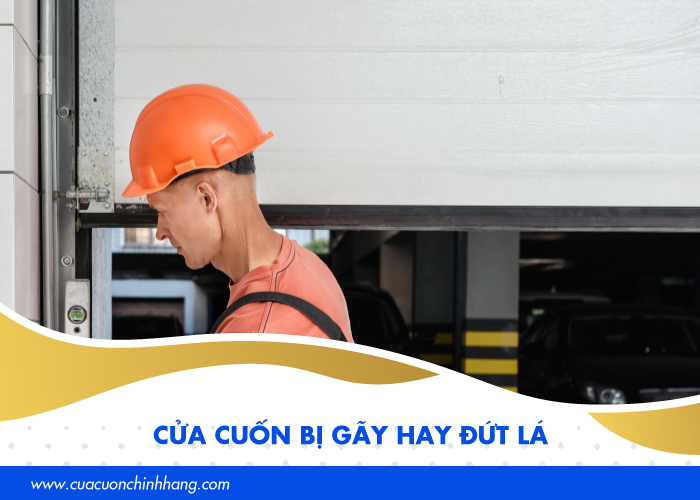 cửa cuốn kh&ocirc;ng k&eacute;o xuống &dstrok;ược