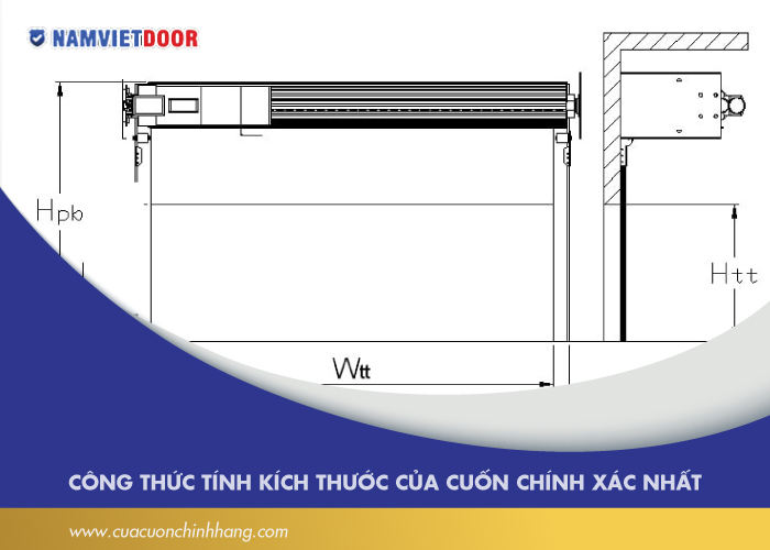 k&iacute;ch thước cửa cuốn