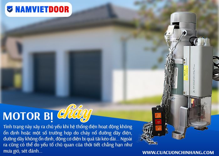 kiểm tra sửa chữa motor bị ch&aacute;y