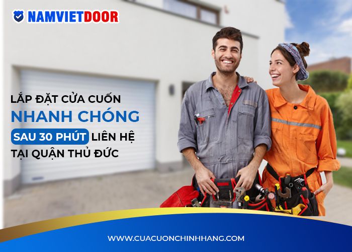 lắp &dstrok;ặt cửa cuốn nhanh ch&oacute;ng