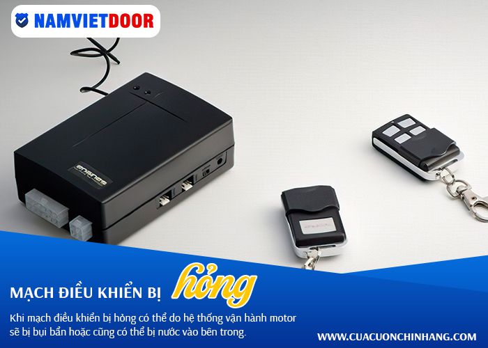 mạch &dstrok;iều khiển motor cửa cuốn bị hỏng