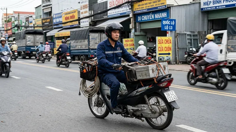 Dịch vụ sửa cửa cuốn phường Hiệp B&igrave;nh Phước 24/7 cấp tốc