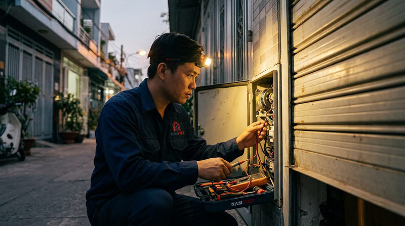 Dịch vụ sửa cửa cuốn phường Long Trường uy t&iacute;n, phục vụ 24/7