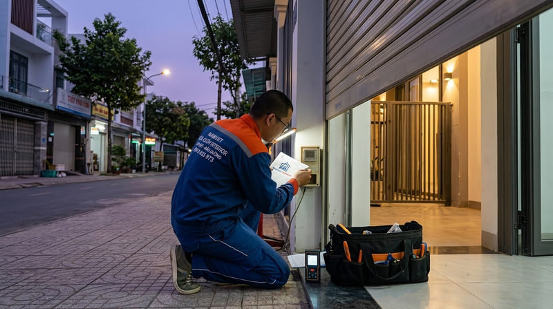 Dịch vụ sửa cửa cuốn x&atilde; B&igrave;nh Ch&aacute;nh cấp tốc 24/24