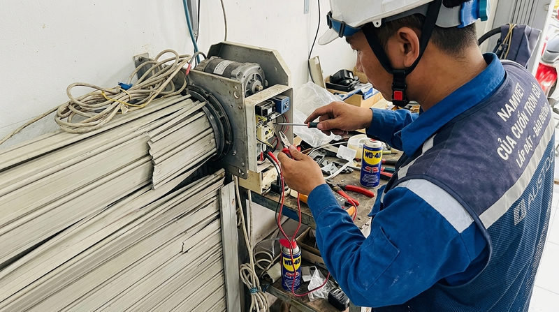 Các lỗi cửa cuốn phổ biến chúng tôi nhận sửa chữa