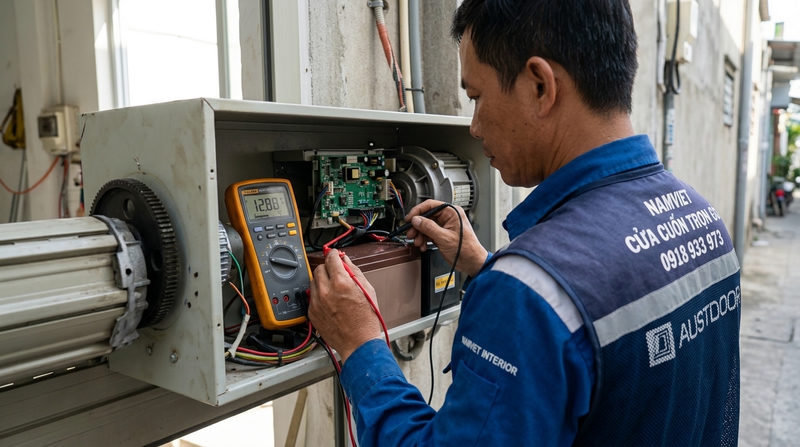 C&aacute;c lỗi cửa cuốn thường gặp v&agrave; c&aacute;ch xử l&yacute; tạm thời