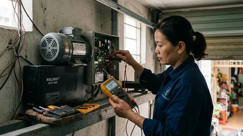 Các lỗi cửa cuốn thường gặp và cách xử lý tạm thời