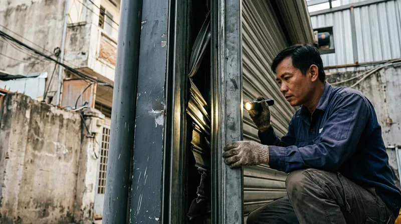 C&aacute;c lỗi phổ biến cần gọi thợ sửa cửa cuốn tại nh&agrave; B&igrave;nh Kh&aacute;nh