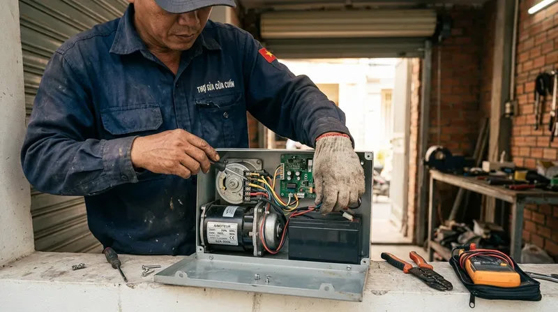 C&aacute;c lỗi thường gặp cần gọi thợ sửa cửa cuốn tại nh&agrave; phường An Kh&aacute;nh