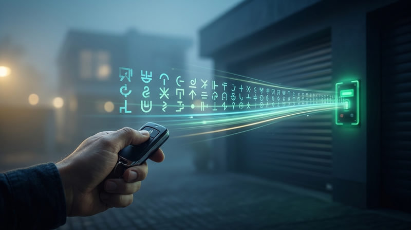 C&ocirc;ng nghệ m&atilde; nhảy (Rolling Code) l&agrave; g&igrave; v&agrave; cơ chế chống d&ograve; m&atilde; cửa cuốn