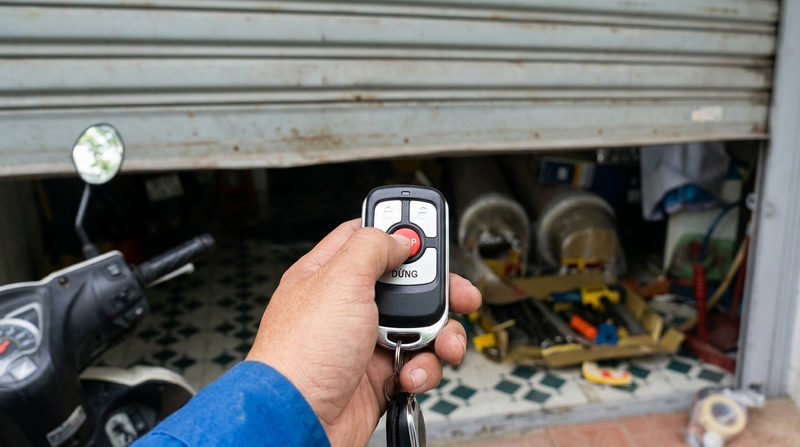 Phải l&agrave;m g&igrave; ngay lập tức khi cửa cuốn bị kẹt?