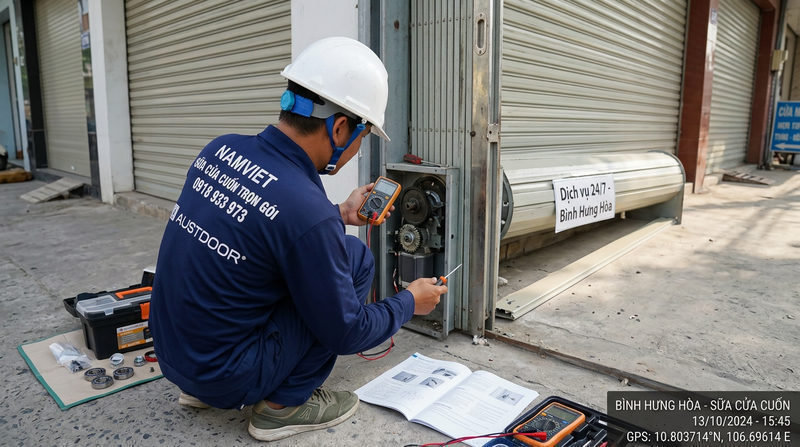 Tổng hợp dịch vụ lắp đặt và sửa chữa cửa cuốn 24/7