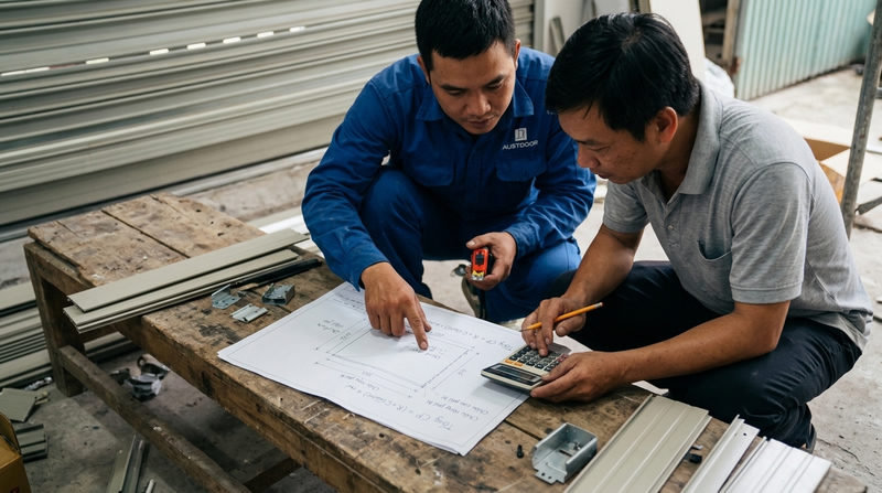 Cách tự tính chi phí lắp đặt cửa cuốn trọn gói cho nhà ở