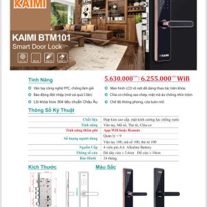Khóa vân tay BTM101